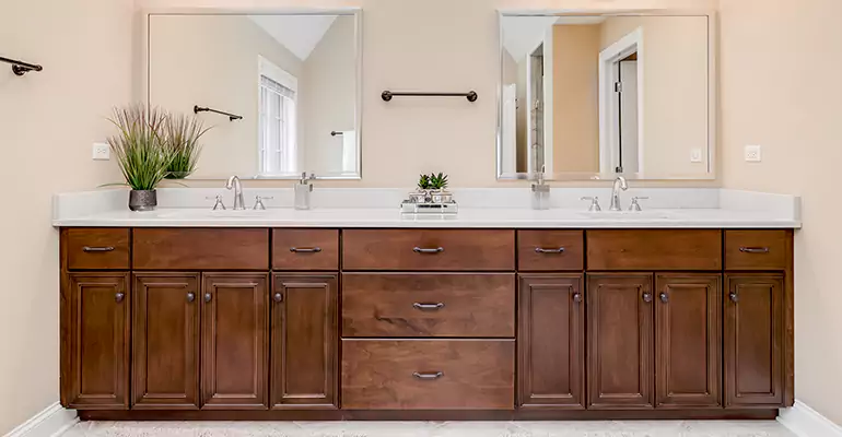Bathroom Cabinet Renovation in Freeport
