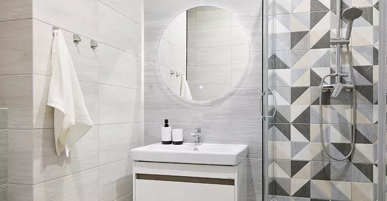 Small Master Bathroom Remodel in Freeport